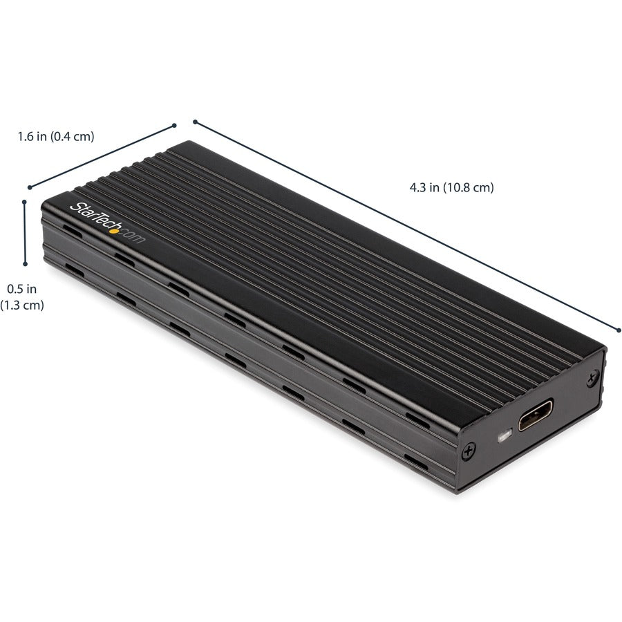 StarTech.com USB-C (10Gbps) to M.2 NVMe SSD Enclosure - Portable M.2 PCIe Aluminum Case - 1GB/s Read & Write - Mac & PC StarTech.com USB-C (10Gbps) to M.2 NVMe SSD Enclosure - Portable M.2 PCIe Aluminum Case - 1GB/s Read & Write - Mac & PC
